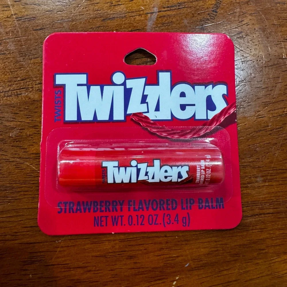 Twizzlers Strawberry Flavored Lip Balm Taste Beauty Hershey Red Candy 0.12oz NEW